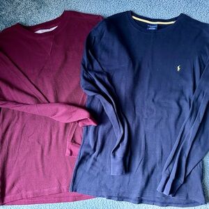 Men’s waffle long sleeves